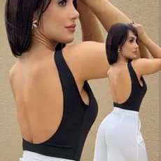 Body Feminino Suplex Regata Lisa Blusinha Básica Premium Lançamento