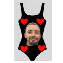 Body Personalizado Com Foto Coração Apaixonado Brincadeira Novidade