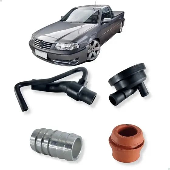 Kit Mangueira Bucha Conexão Antichama Saveiro Mt Ap G3