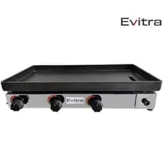 Evitra Chapa de Lanche Tamanho 70x35 8mm de Espessura Smash Hamburgues Churrasco Gourmet Lanchonete