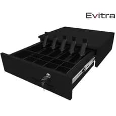 Caixa gaveta para dinheiro mdf com separador interno de notas com chave preto gaveteiro com checkout
