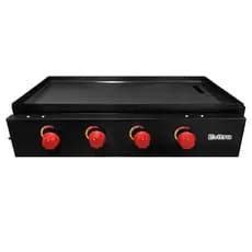 Chapeira 70x35 Black Desmontável Profissional Chapa Para Lanche Foodtruck Lancheria Gourmet A Gás