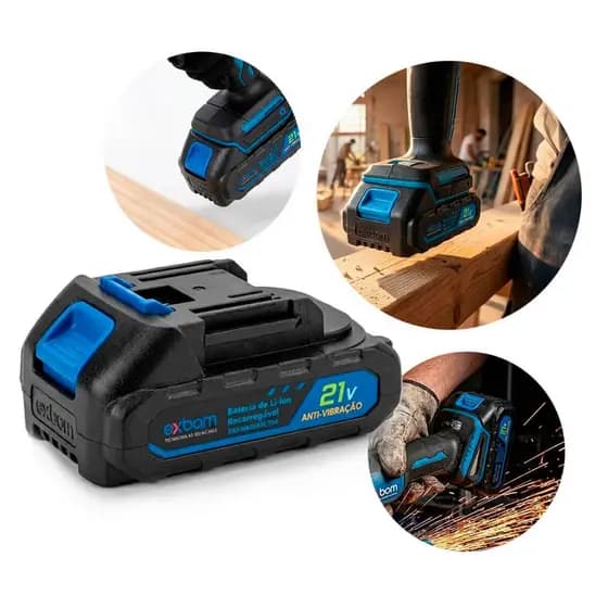 Bateria profissional  [21V] Capacidade: 10000mAh