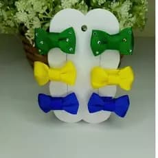 KIT 6 UNIDADES LACINHOS INFANTIL COPA DO BRASIL ENCAPADO COM ANTIDESLIZANTE 4 CM
