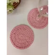 PORTA COPOS KIT 2/4 OU 6 PEÇAS 85% ALGODÃO