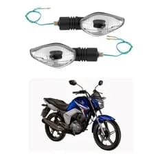 Par De Pisca Seta Cg Titan 150 2013/2014 Fume Claro