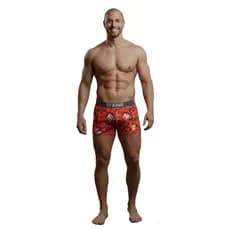 Kit 4 Cueca Boxer Masculina Adulto Microfibra Forro Cuecas Box Masculino Roupa Íntima