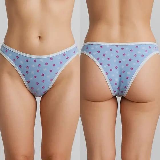 10 Calcinhas Conforto de cotton 100 % Algodão