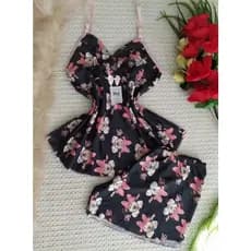 Baby doll estampados femininos pijamas short