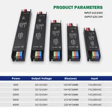 Fonte Chaveada 5a 60w 10a 120w 20a 240w    30a 360w 50A 600w  12v -24V  Para Fita De Led Som Automotivo