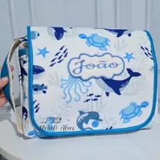 Bolsa portátil do bebê personalizada/Necessaire do bebê/ estampas menino