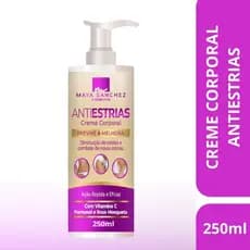 Creme AntiEstrias Removedor de Estrias Flacidez 250g com Colágeno e Elastina Ação Rápida