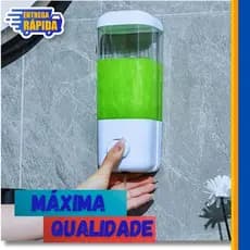 1 Dispenser Automático Sabonete Detergente Reservatório Produtos Limpeza Banheiro Cozinha Álcool Gel