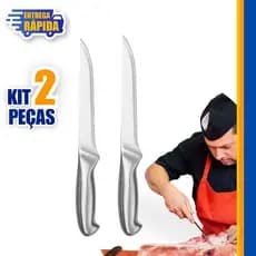 2/1 Faca Desossar Carne 6'' Profissional Lâmina Corte de Precisão Churrasco Açougue Premium Texas