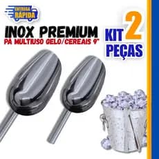 Conjunto 02 Pá De Gelo Pá Quadrada De Grãos De Farinha De Cereais Variáveis Utilidades Premium Resistência