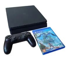 PS4 Playstation 4 slim c controle sem fio e jogo