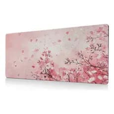 Mouse Pad Gamer  Sakuras Cerejeiras Rosa