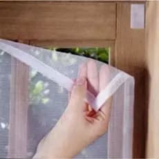 Tela Mosqueteira Para Janela Proteção Casa Insetos Mosquitos Moscas Com Velcro