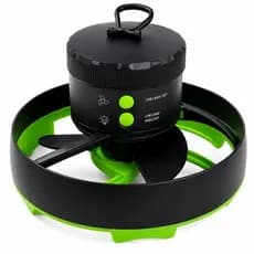 Mini Ventilador Portatil Usb Barraca Camping Luz Led Compacto Silencioso Pratico