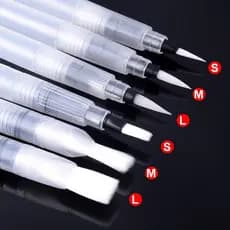 6 Pç Pincel De Água Flexível Aquarela Para Desenho / Caligrafia / Arte