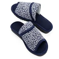 Pantufa Feminina Chinelo De Pano Confortável Casa E Maternidade
