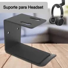 Suporte para Fone De Ouvido Headset Apoio Multiuso Universal fácil instalação adesivo ou parafusos