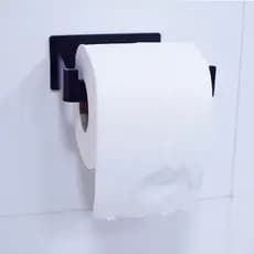 Suporte Para Papel Higiênico De Parede Sem Furos 2 Cores Porta papel Banheiro