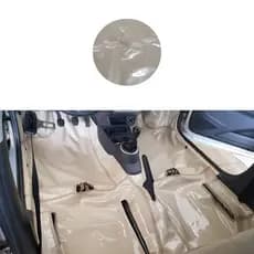 Tapete assoalho em verniz cor Bege liso Para Etios Hatch
