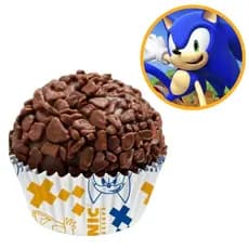 100 a 500 Forminhas Sonic Regina N5 Original Decoração Festa Infantil Gamer Menino