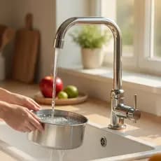 Torneira Para Pia de Cozinha Cromada Giratória Torneira Para Cozinha de Pia Mesa Bancada Resistente