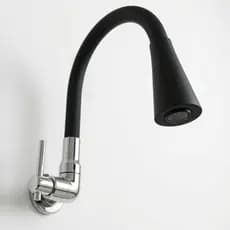 Torneira para Pia de Cozinha de Parede Modo Chuveirinho Spray  Flexivel Torneira Cozinha Parede