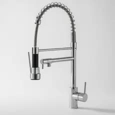 Torneira Gourmet Cozinha Bancada Cromada Quente e Frio Torneira Monocomando Cozinha  Aço Inox