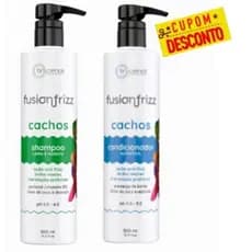 Brscience Fusion Frizz Shampoo e Condicionador Cachos 2x500ml