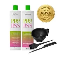 kit Escova Pro Liss My phios 2x1L + Kit APLICAÇÃO