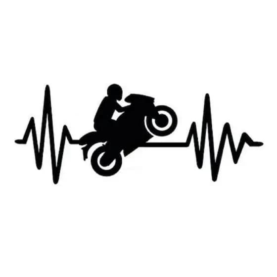 Aplique em Mdf amo moto Quadro Decoração grau motocicleta c/ fita dupla face aplique