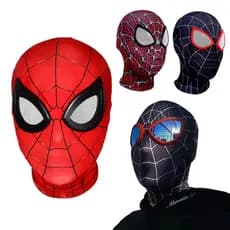 Máscara do Homem-Aranha em Poliéster para Adultos e Crianças