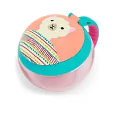 Potinho de Lanchinho Infantil Skip Hop Zoo Antiderramamento 222ml com Alça | Porta Snacks Bebê| Lhama