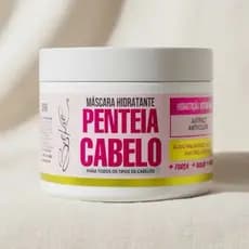 Máscara Hidratante Penteia Cabelo Anti Frizz Ácido Hialurônico Pantenol Todos os Tipos