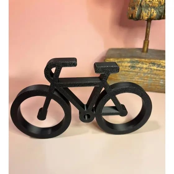 Escultura Bicicleta Bike Decorativo Minimalista 3D | Decoração Moderna