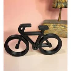 Escultura Bicicleta Bike Decorativo Minimalista 3D | Decoração Moderna