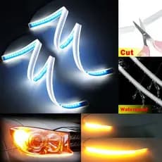 Angel Eyes Farol Fita Neon Diurna Drl Pisca Seta Dual Chip