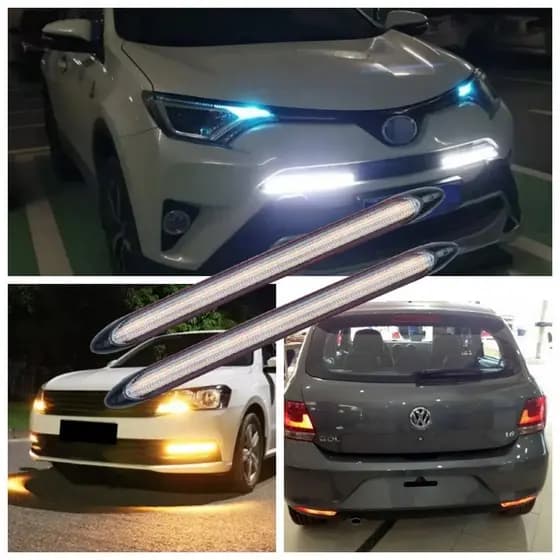 Farol Milha Led Drl Start Ghost Grade Para-Choque Dianteiro ou Traseiro