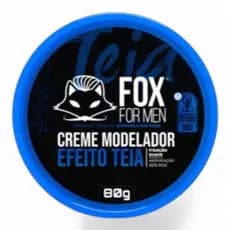 CREME MODELADOR EFEITO TEIA FOX FOR MEN 80g – FIXAÇÃO SUAVE E ESTILO PERFEITO