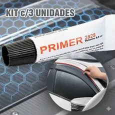 Primer Promotor de Aderência para Fita Dupla Face e Calha Automotiva – Kit 3 Unidades