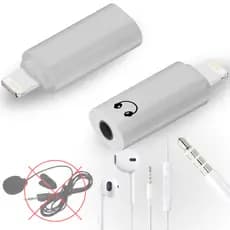 Adaptador OTG P2 x Lightning para Fone de Ouvido - Compatível com iPhone iOS