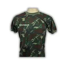 Camisa Camuflada da Aeronáutica (FAB)  Dryfit - Malha Trilobal -Com seu nome