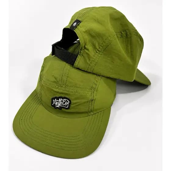 Boné Aba Reta 5 Five Panel Impermeável Anth Co | Leve, Secagem Rápida e Ajustável | Original (Verde, Azul e Preto)
