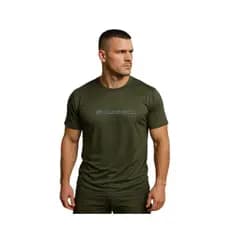 Camisa Verde Musgo CFN Fuzileiros Navais Marinha Dryfit Trilobal C/ Nome de Guerra