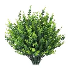 Eucalipto Verde Artificial Realista 30cm Galho Com 7 Hastes