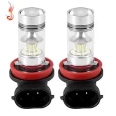 2X H8 H11 H16 6000K Lâmpada De Nevoeiro LED Branca De 100W De Alta Potência DRL